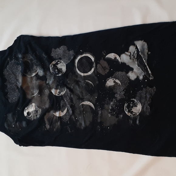⭐ROCK & Republic Star Wars Death Star Phases Tank Dress Come to the Dark Side S - Picture 2 of 15